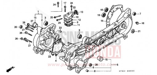 CRANKCASE PK50ML de 1990