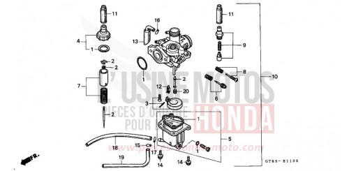 CARBURETOR PK50ML de 1990