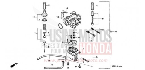 CARBURETOR PK50N de 1992