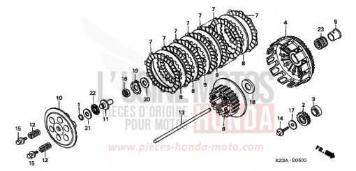 CLUTCH CR250R4 de 2004