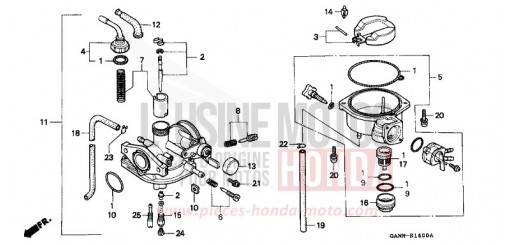 CARBURETOR ST70N de 1992