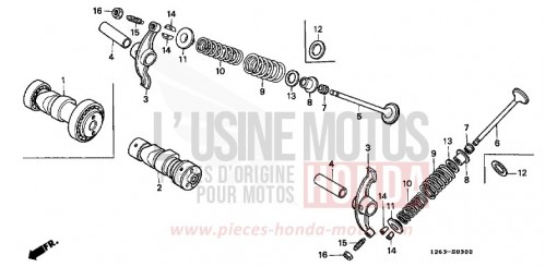 CAMSHAFT/VALVE ST70K de 1989