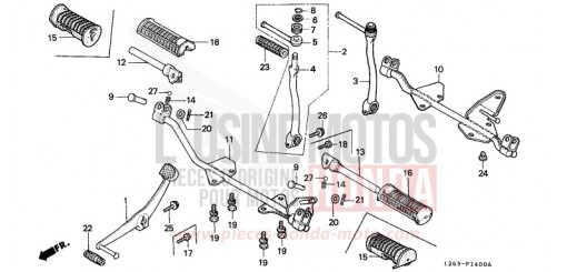 PEDAL/STEP ST70C de 1982