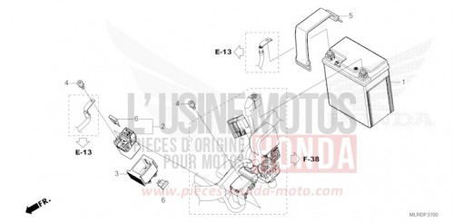 BATTERY CB500XAR de 2025