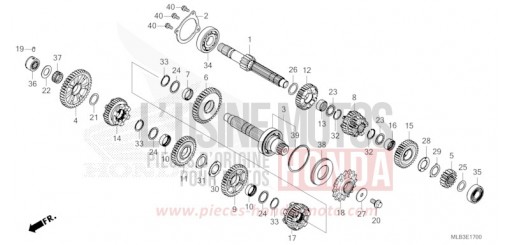 TRANSMISSION CB750AP de 2024