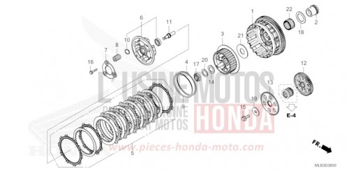 CLUTCH CB750AP de 2024