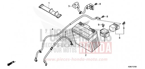 BATTERY CRF125FBP de 2024