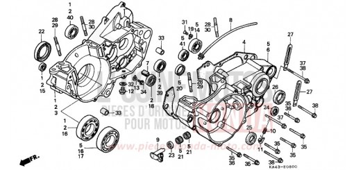 CRANKCASE CR250RG de 1986