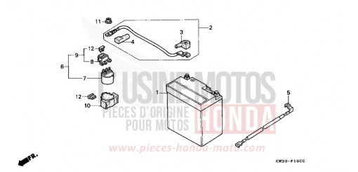 BATTERY NX250K de 1989