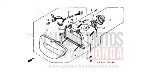 HEADLIGHT SJ100T de 1996