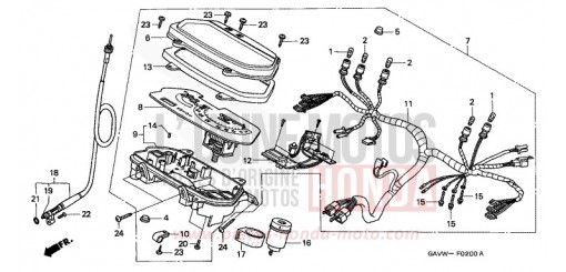 SPEEDOMETER SJ50V de 1997