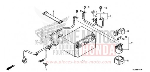 BATTERY VFR1200XH de 2017