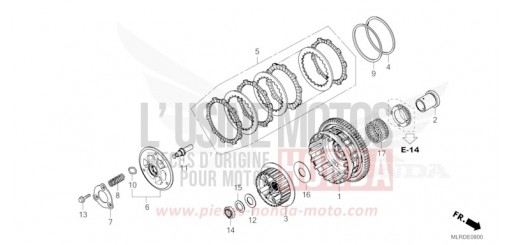 CLUTCH CB500XACT de 2026