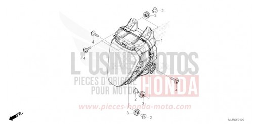 HEADLIGHT CB500XAT de 2026