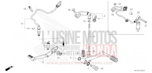 PEDAL CB500XAT de 2026