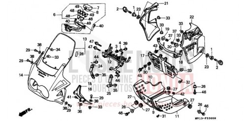 COWL XRV750L de 1990