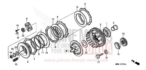 CLUTCH XL600VX de 1999