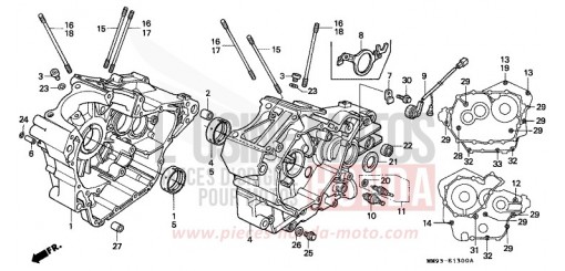 CRANKCASE XL600VM de 1991