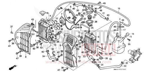 RADIATOR XL600VR de 1994