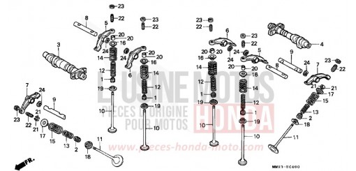 CAMSHAFT/VALVE XL600VN de 1992