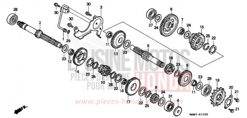 TRANSMISSION XL600VT de 1996