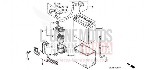 BATTERY XL600VT de 1996
