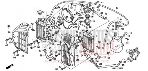 RADIATOR XL600VT de 1996