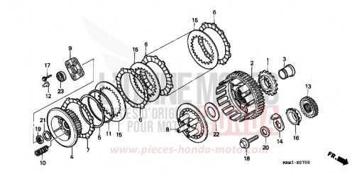 CLUTCH XL600VT de 1996