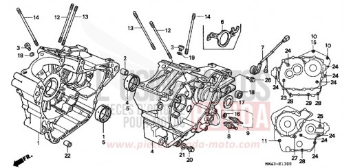 CRANKCASE XL600VT de 1996