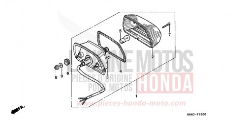 TAILLIGHT XL600VT de 1996
