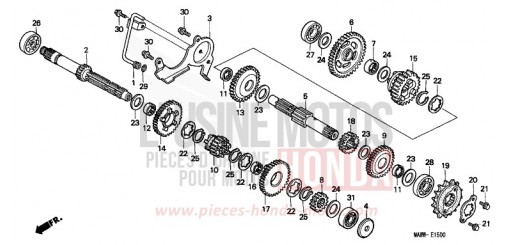 TRANSMISSION XL600VW de 1998