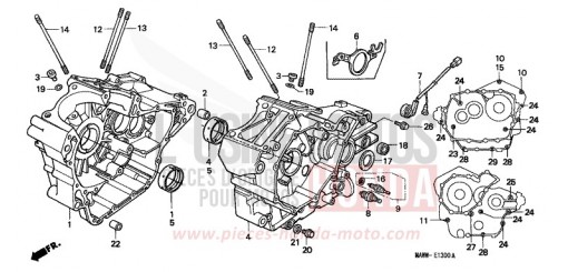 CRANKCASE XL600VV de 1997