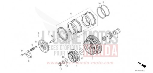 CLUTCH CB650RACR de 2024