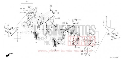 SHROUD CB650RACR de 2024