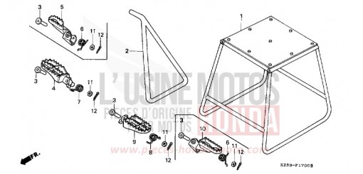 STAND/STEP CR250RS de 1995