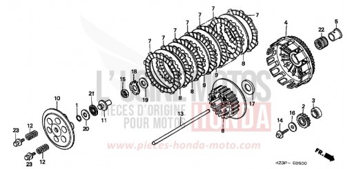 CLUTCH CR250RV de 1997