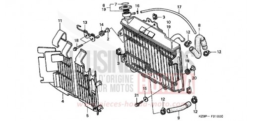 RADIATOR CR250RX de 1999
