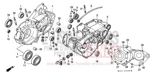 CRANKCASE CR500RS de 1995