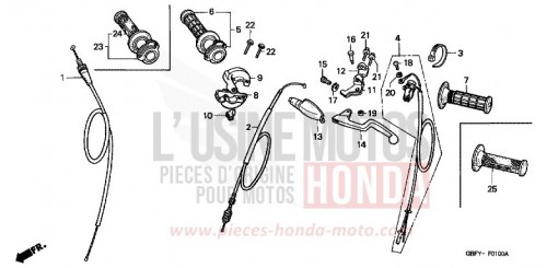 SWITCH/CABLE CR80R2 de 2002