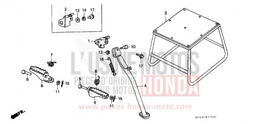 STAND/STEP CR80RF de 1985