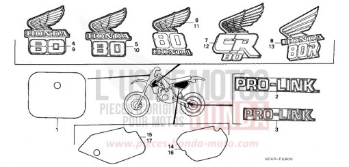 MARK CR80R2G de 1986
