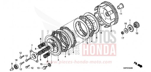 CLUTCH CR85RB7 de 2007