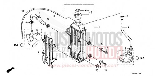 RADIATOR CR85RB7 de 2007