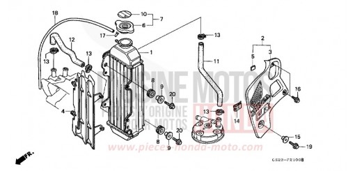 RADIATOR CR80RS de 1995