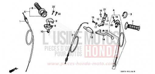 SWITCH/CABLE CR80RW de 1998