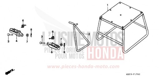STAND/STEP CR80RX de 1999