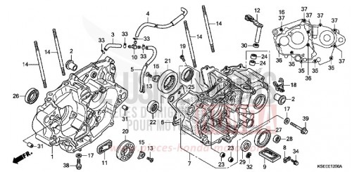 CRANKCASE CRF150RE de 2014