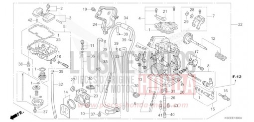 CARBURETOR CRF150RE de 2014