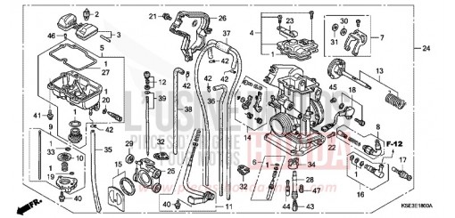 CARBURETOR CRF150RB8 de 2008