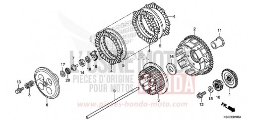 CLUTCH CRF150RBD de 2013